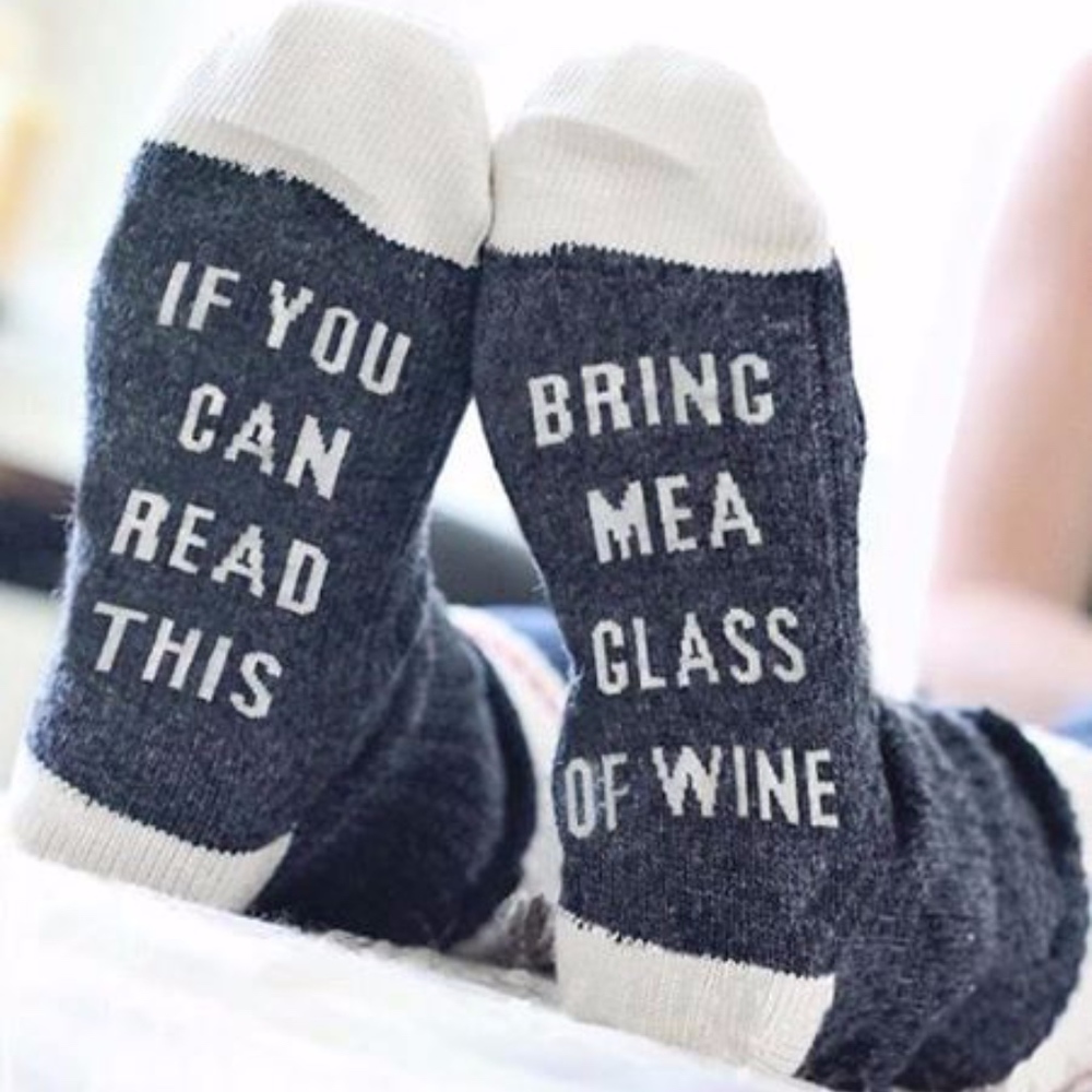 BNWT "If You Can Read This..." Socks (2 pairs)